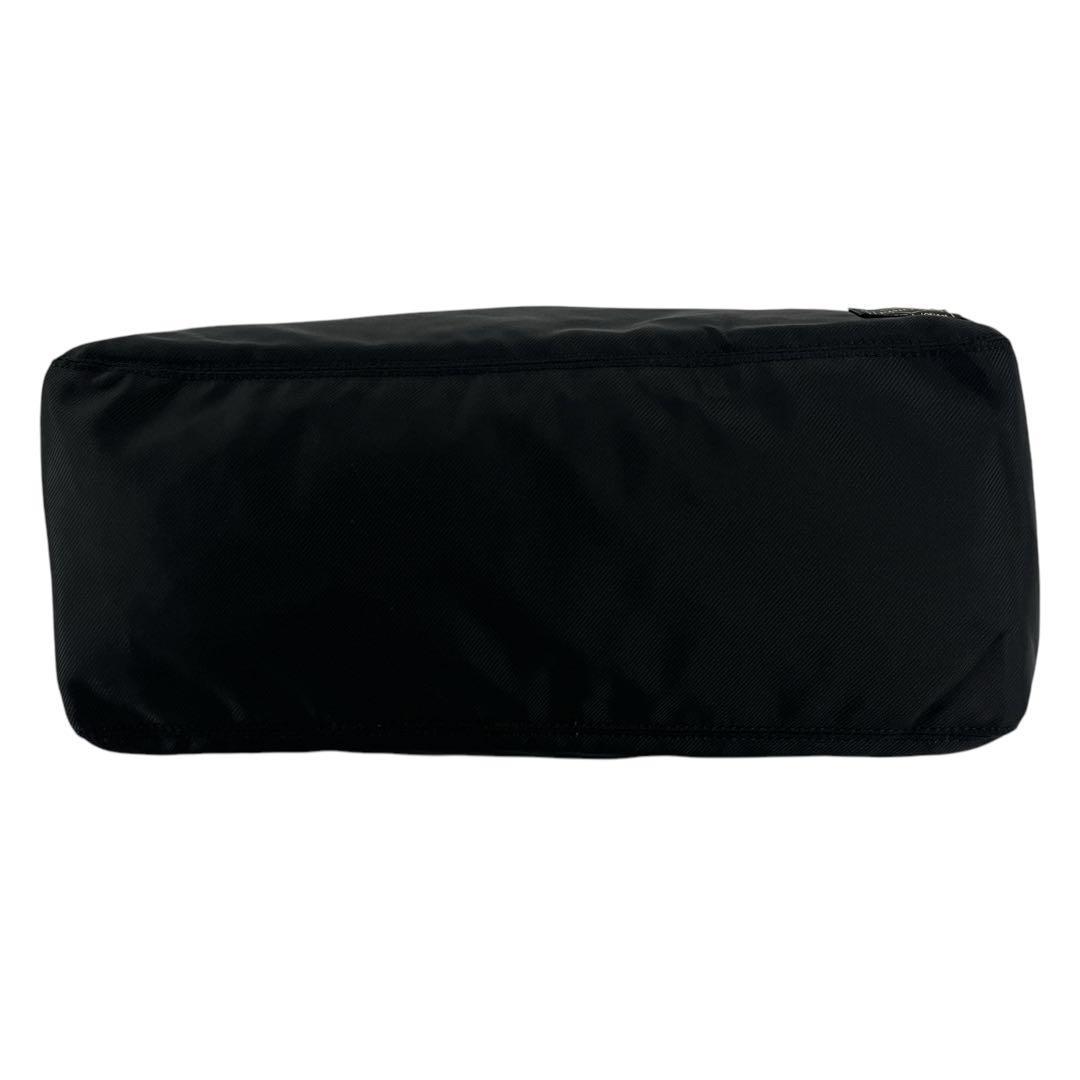 美品　ポーター　トートバッグ　ハンドバッグ　ラウンド　大容量　A4収納可　黒