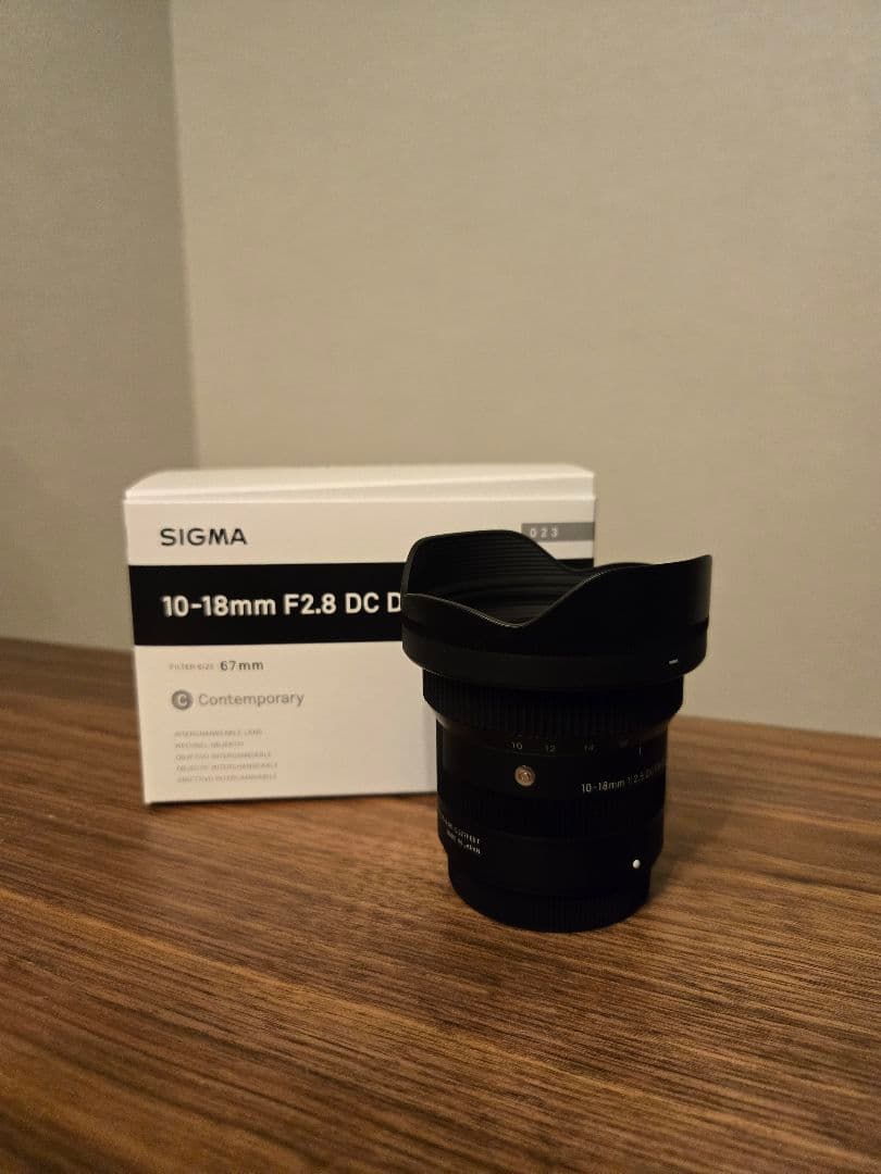 【値下げ】極美品／SIGMA 10-18mm F2.8 DC DN Xマウント