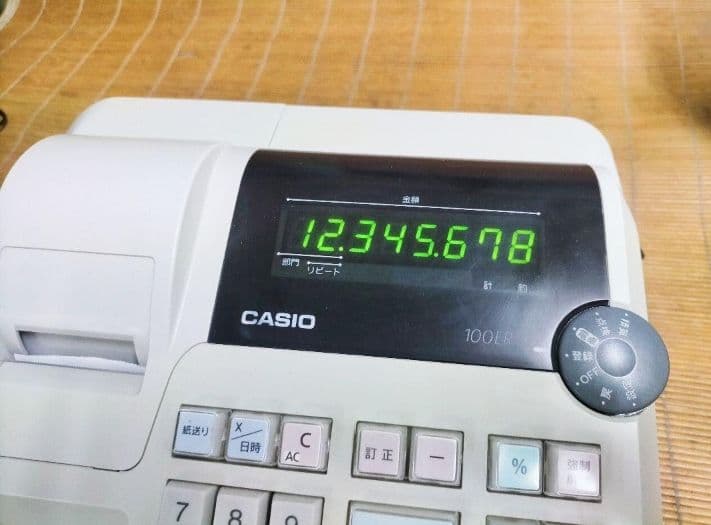 カシオレジスター　100ER　簡単便利特殊　送料込　077288