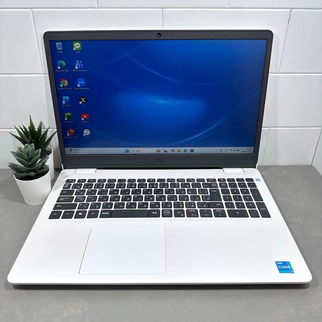 【高性能】DELLセラミックホワイト☘11世代☘️NVMe256GB+1TB