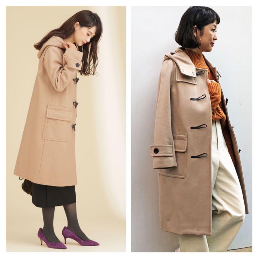 ぐでたまま様用 未使用美品 ナノユニバース 尾州メルトン ダッフルコート 38