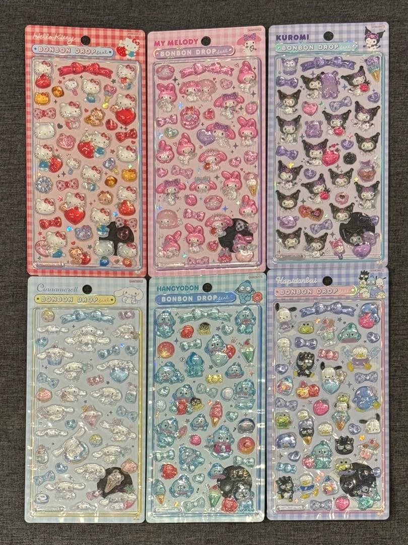 【国内正規品】ボンボンドロップシール　サンリオ第二弾