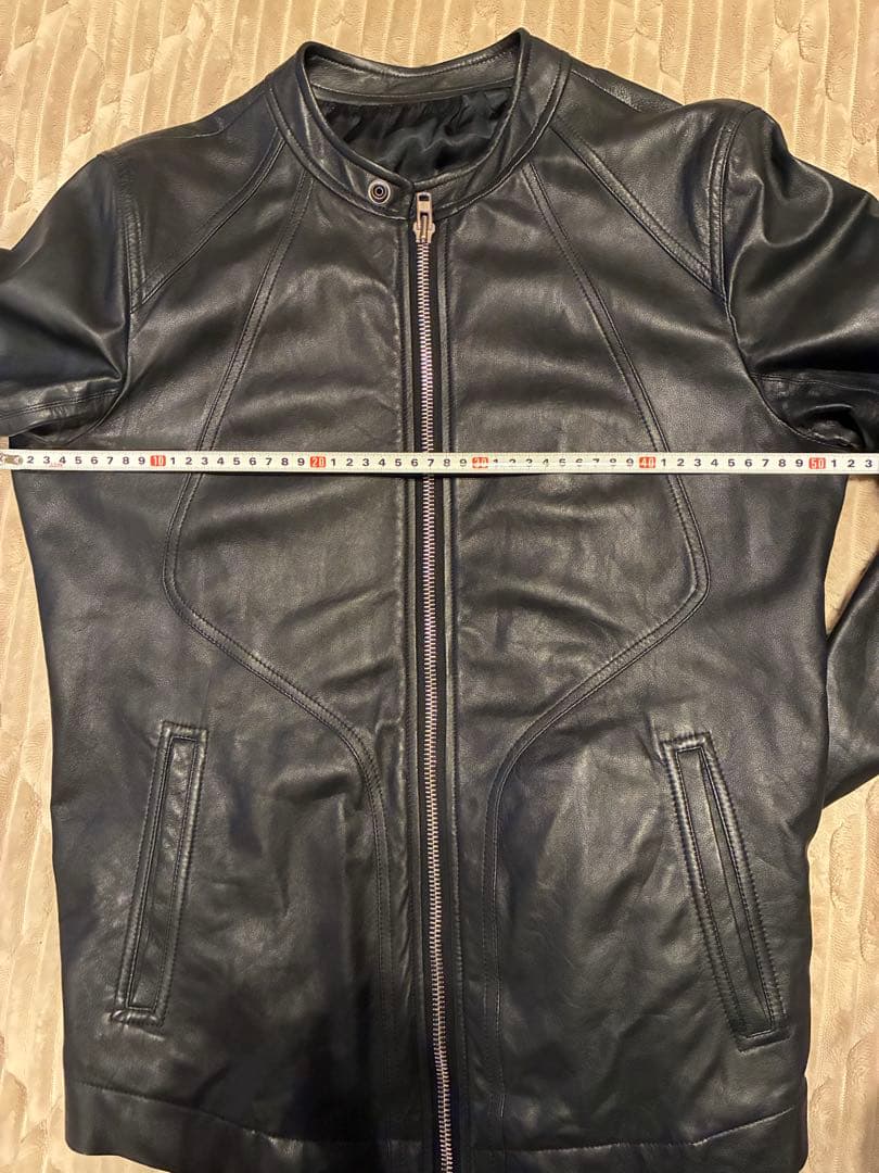 RickOwens 14SS intarsia レザージャケット