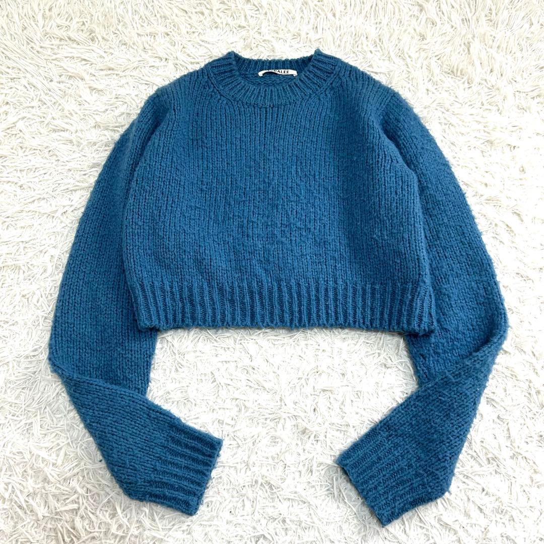 トップス 14996 AURALEE BABY CAMEL BRUSHED SHORT