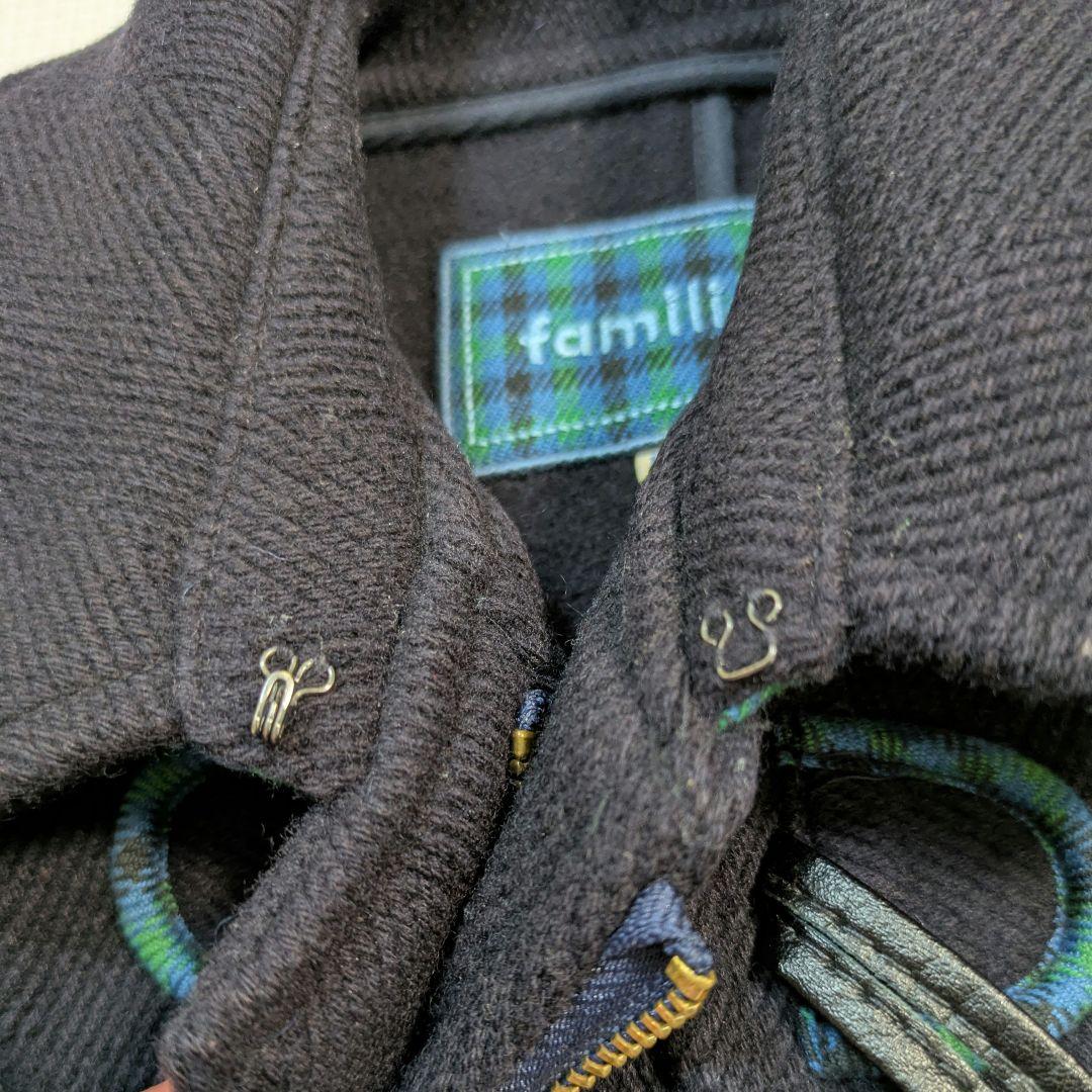 familiarファミリア ダッフルコート ヘリンボーン 110cm