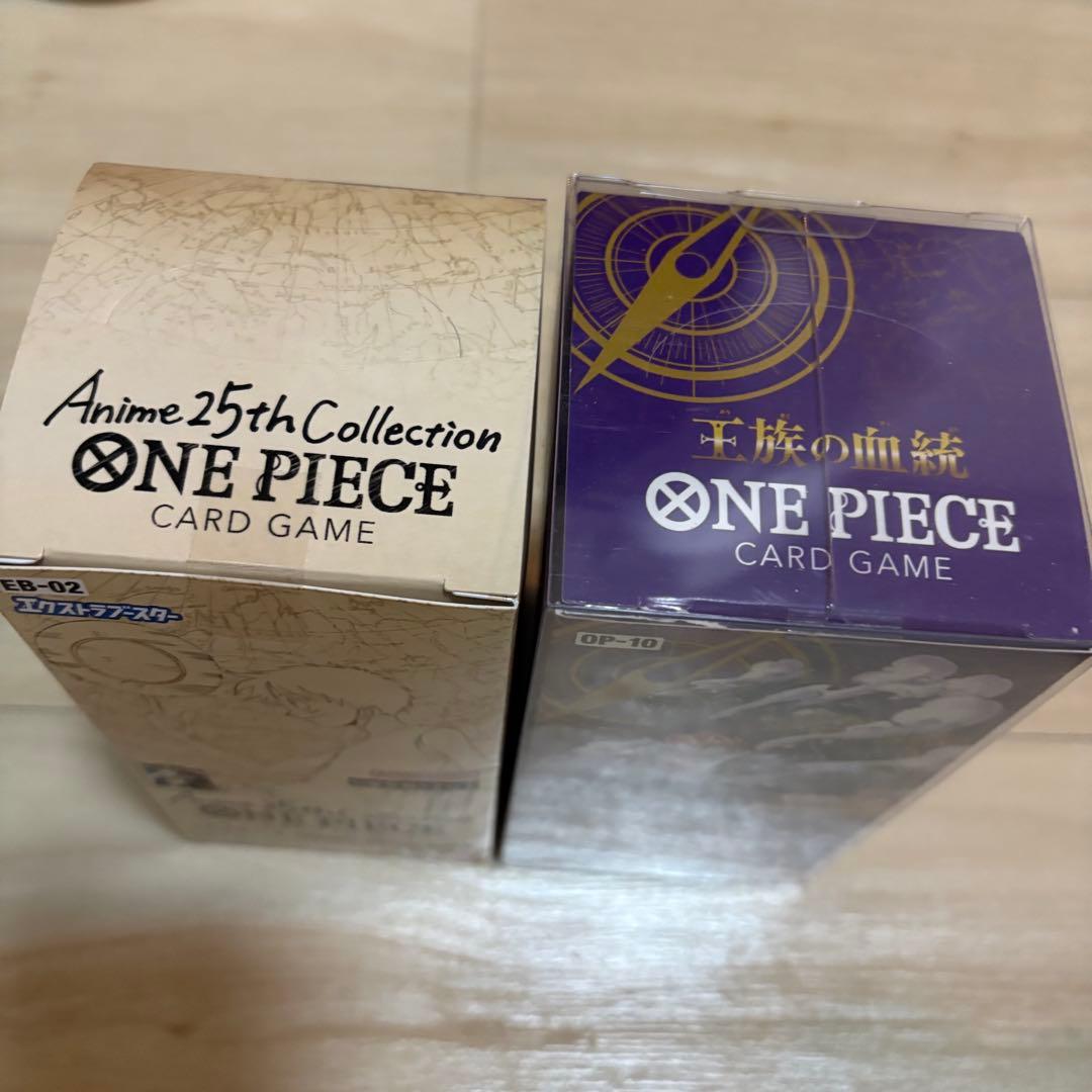 ワンピースカード 未開封2BOX 王族の血統 Anime 25th