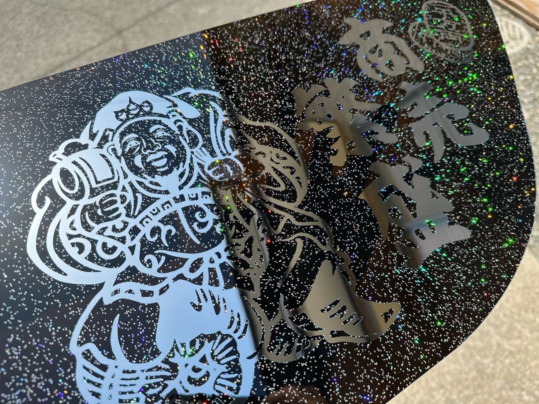 日野 安全窓 グラプロ レンジャープロ アンドン板 デコトラ ミラー ラメ飾り板