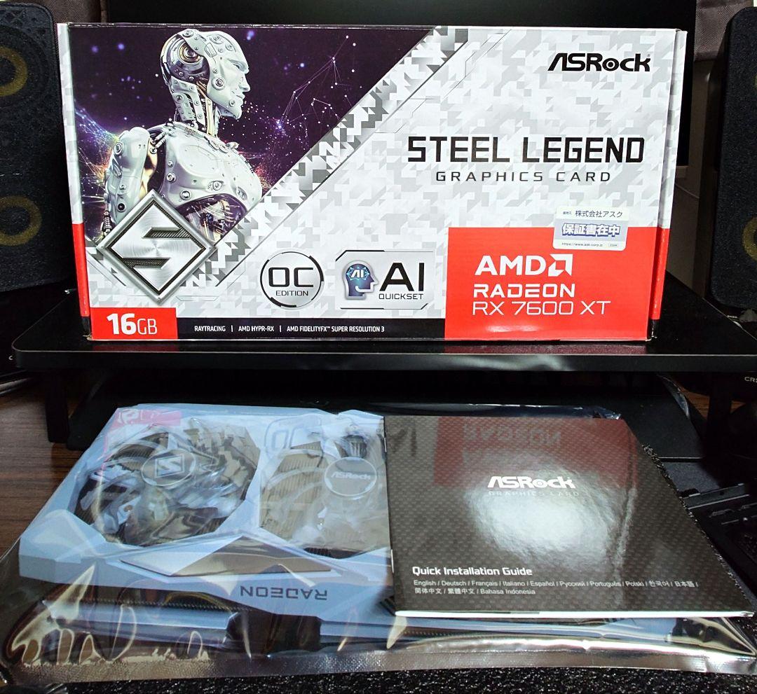 グラフィックボード・グラボ・ビデオカード Asrock RADEON RX7600XT SL 16GB OC
