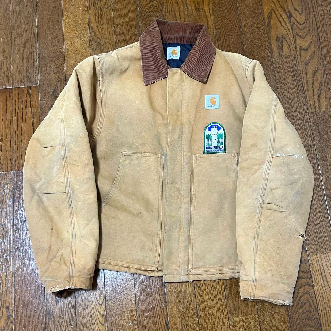 わ*や様 carhartt カーハート　トラディショナルジャケット　80s ベー