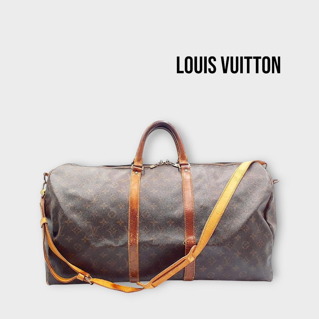 ルイヴィトン モノグラム ボストンバッグ キーポル 55 バンドリエール