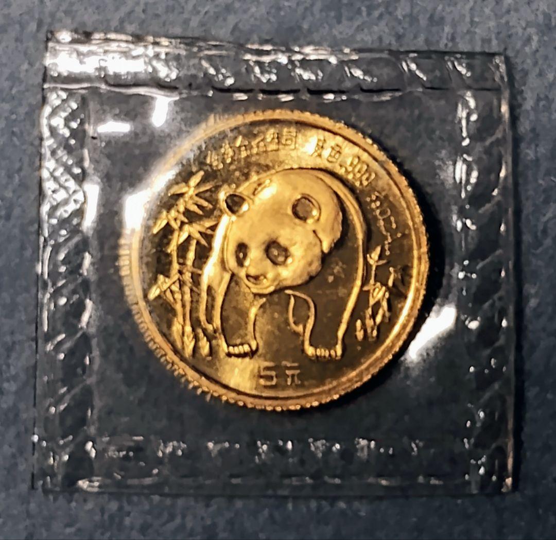 ★値下げ★中国パンダ金貨 1986年 美品希少