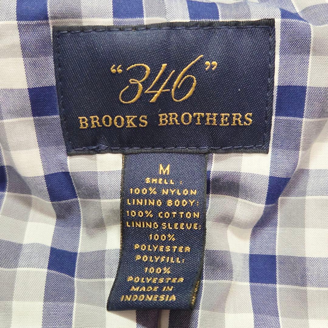 【美品】​ブルックスブラザーズ ナイロン サファリジャケット 中綿入り 紺 M