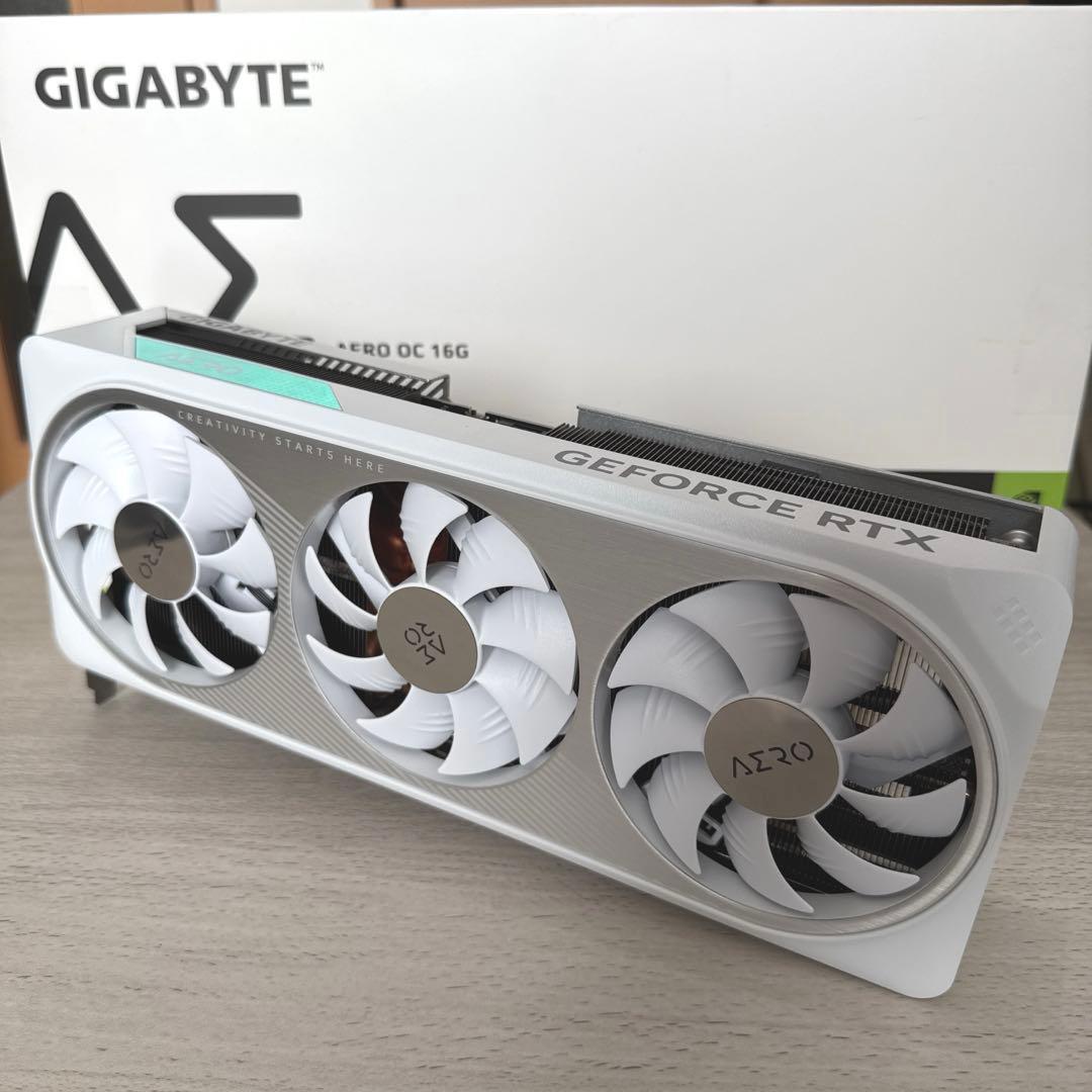 【美品】GIGABYTE RTX4070Ti SUPER AERO OCモデル