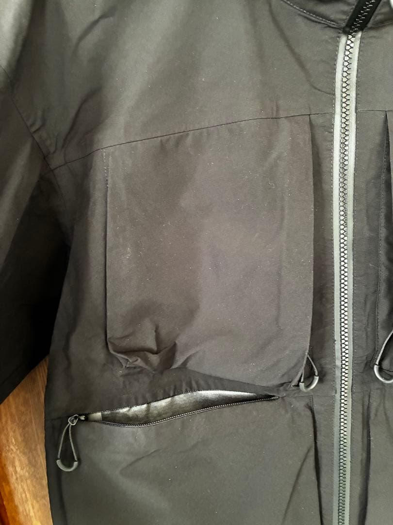 TECH JACKET マルチポケット 3レイヤー 黒 サイズ2
