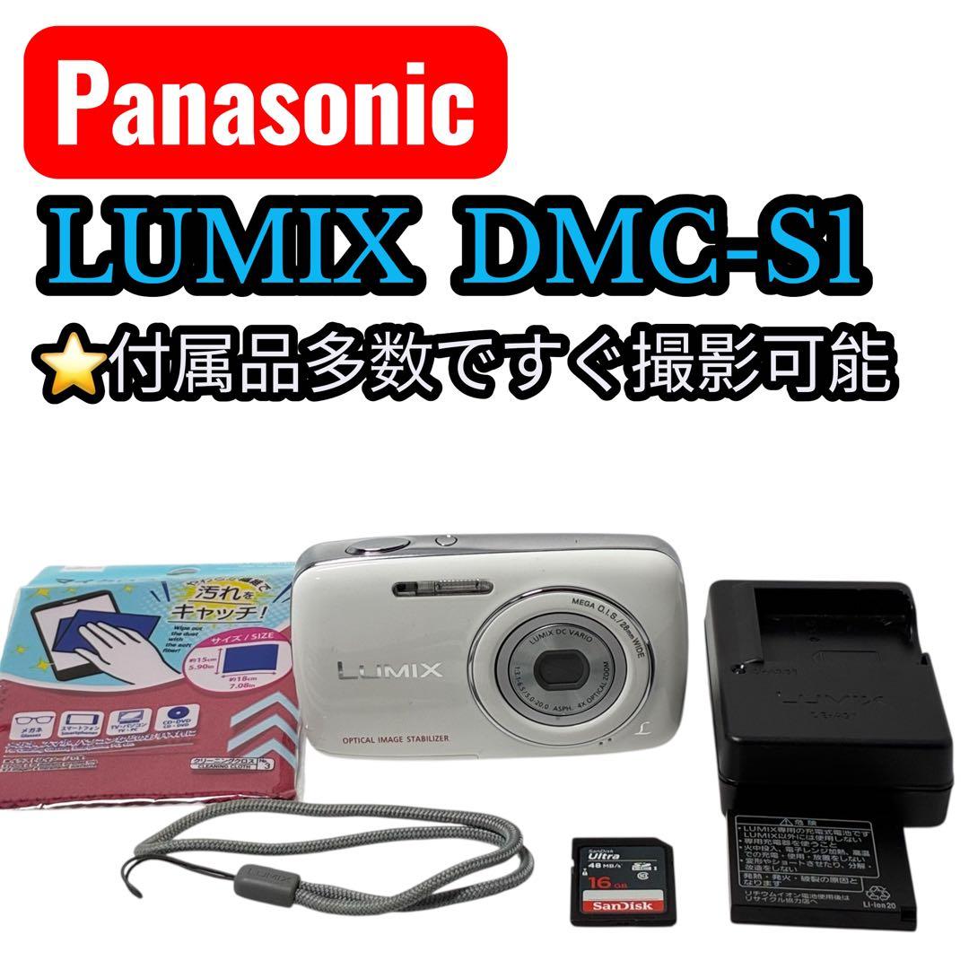 【美品】Panasonic LUMIX DMC-S1 すぐ撮影可能