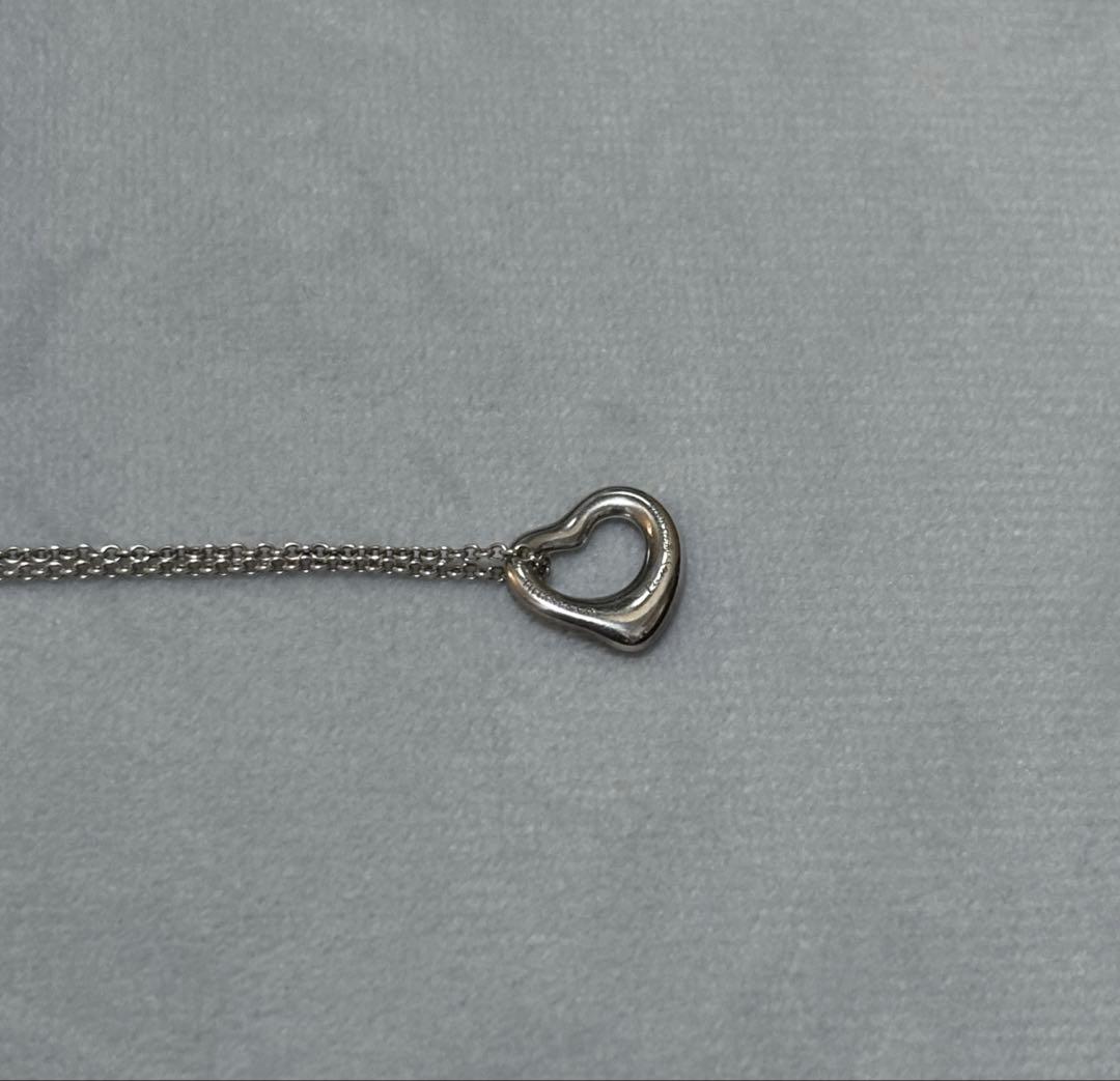 ティファニー オープンハート ネックレス