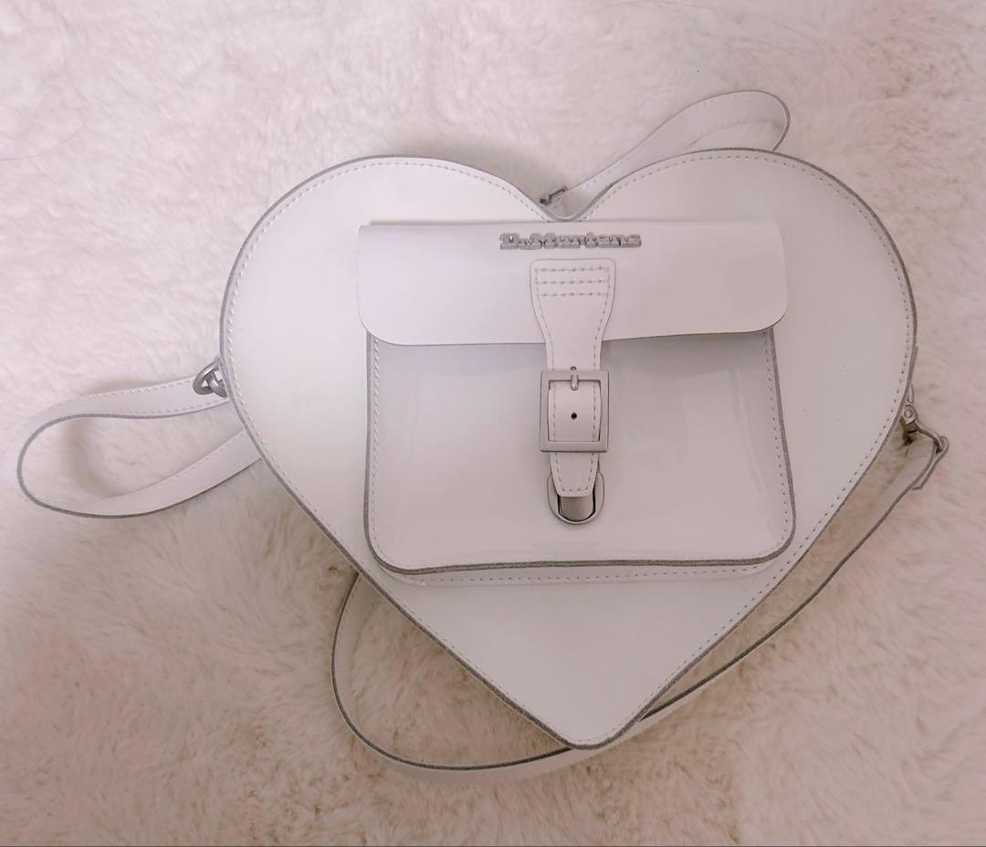 Dr. Martens ハートバックパックショルダーバッグ ホワイト