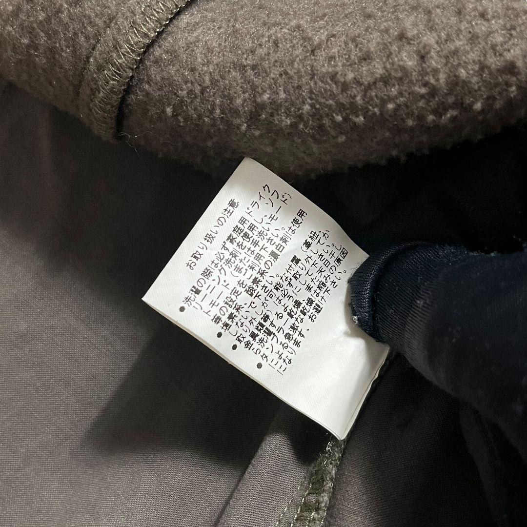 【 美品 】 オベリスク　モッズコート　フリースライナー　ビッグロゴ　襟ボア