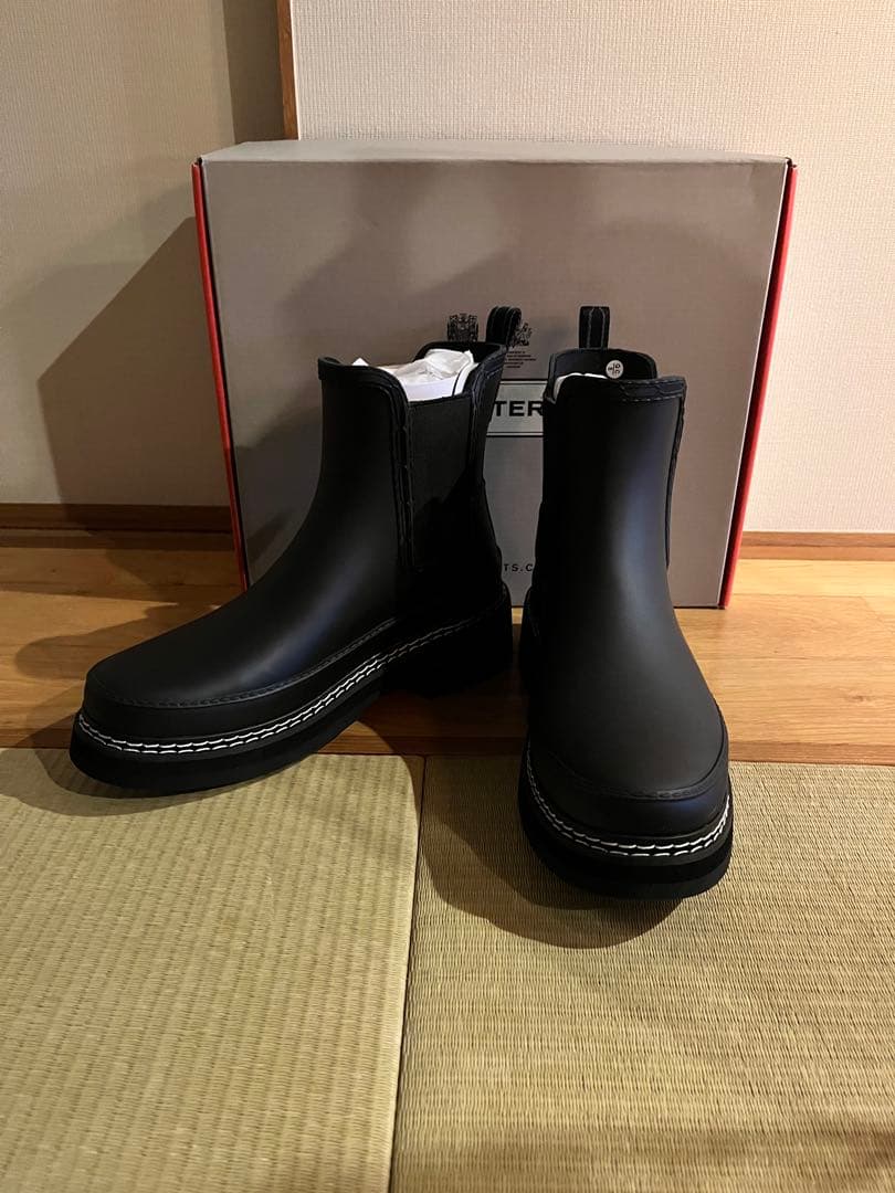 【新品未使用品】HUNTER　チェルシーブーツ　24.0～24.5cm