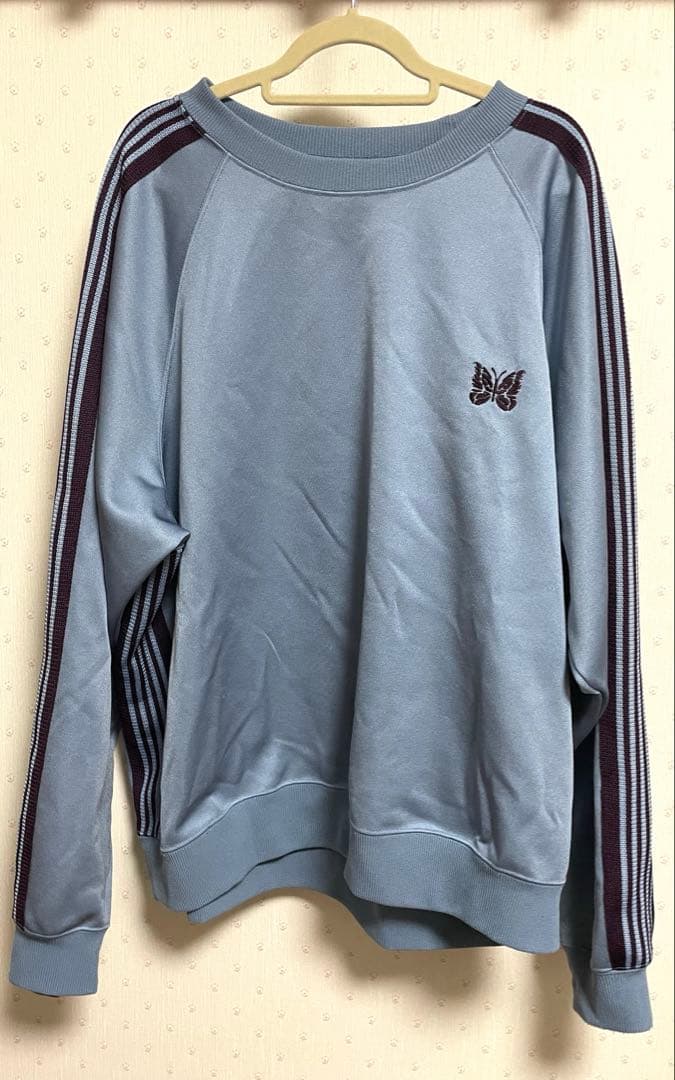 Needles ニードルズ　スウェット　サックスブルー