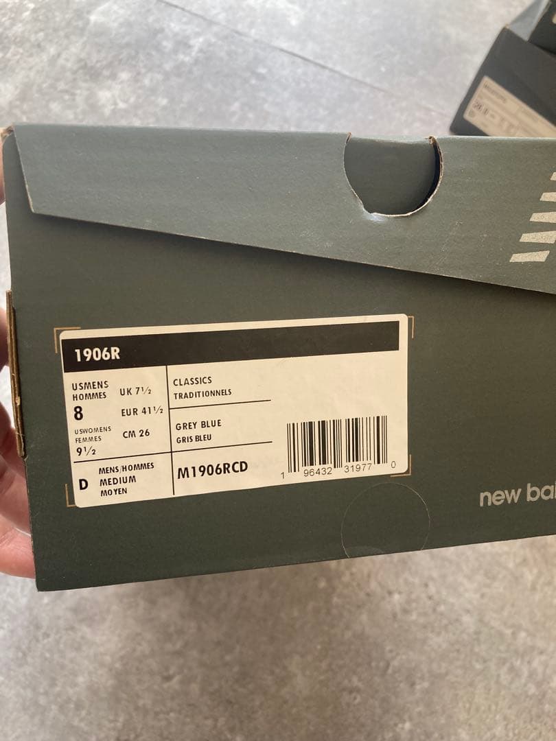 New balance ニューバランス1906RCD 26cm シルバー✖️ブルー