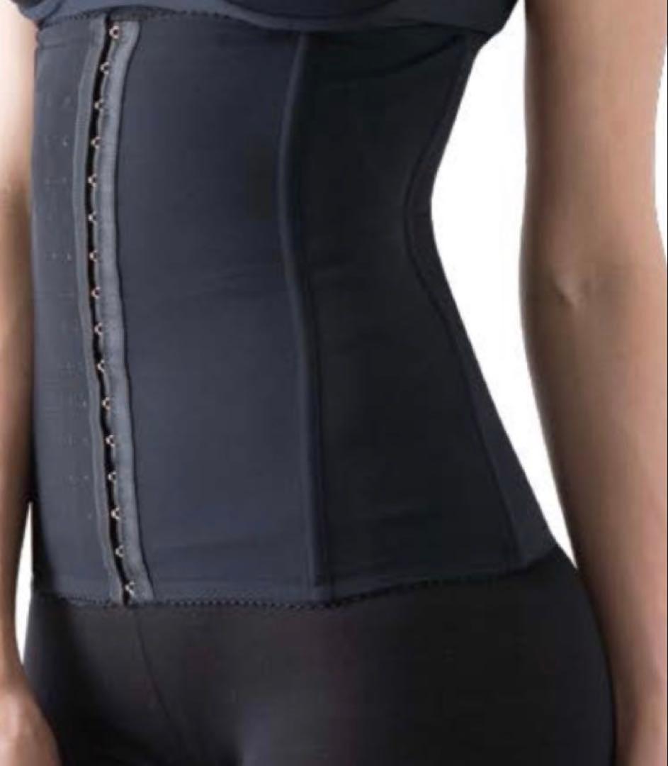 紫陽花 新品　peu a beaute ウエストニッパー ブラックL