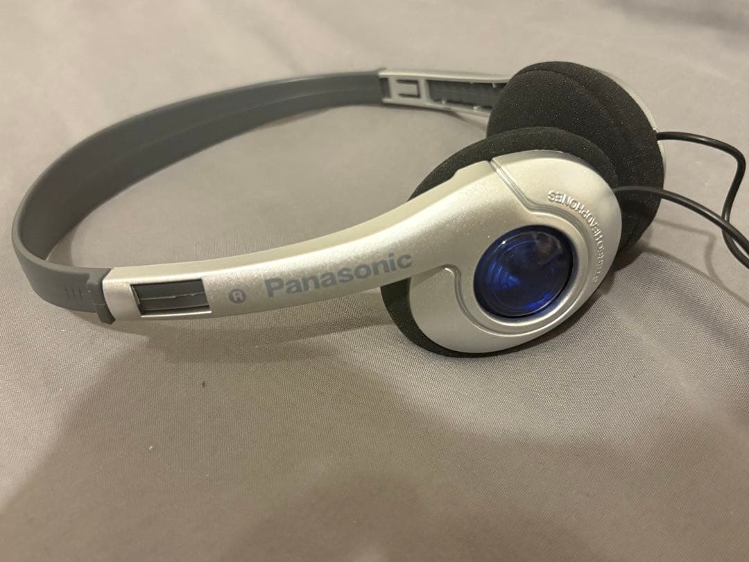 Panasonic パナソニック ヘッドホン 有線 シルバー Y2K レア