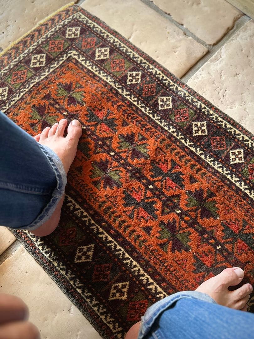 トライバルラグ　ヴィンテージラグ　バルーチ族　シスターン　ザボール　プリミティブ