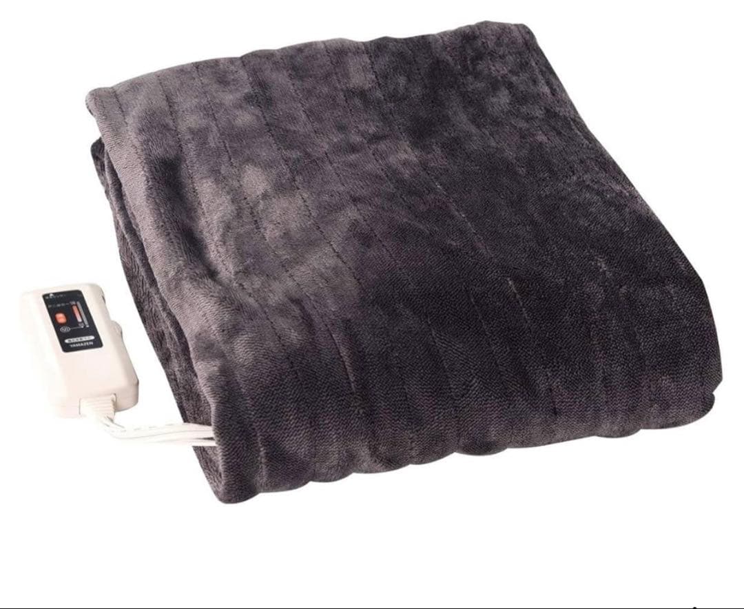 山善　ヤマゼン　電気毛布　電気敷毛布　丸洗い　温度センサー付き