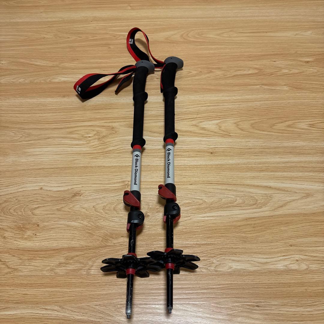  スキー用ストック 伸縮式