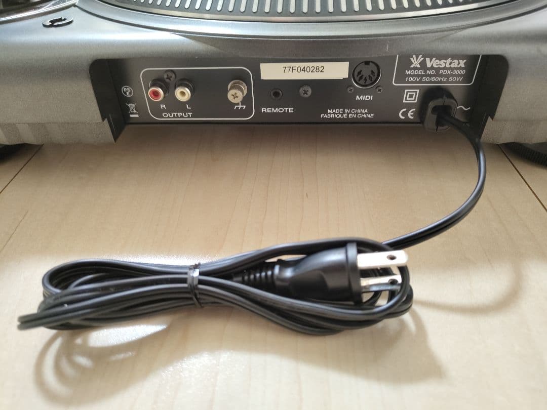 【Vestax】PDX-3000DJターンテーブル★超美品!!★動作確認済み