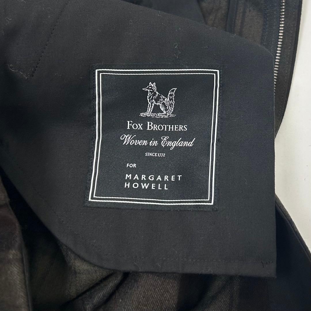 2024AW✨マーガレットハウエル　フォックスブラザーズ　チェック柄スカート