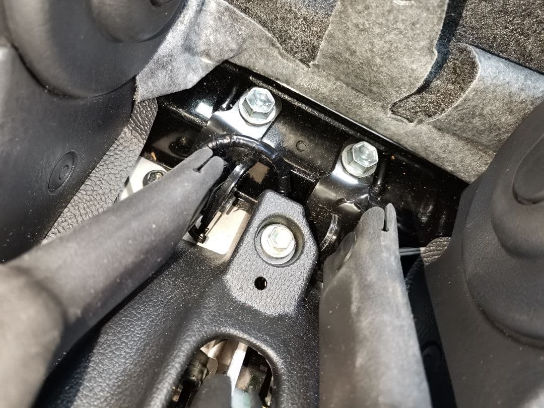 ハイゼットジャンボ　S500P／S510P専用　アームレスト　肘掛け　カーボン調