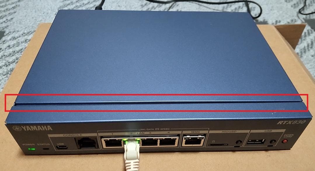 YAMAHA RTX830 有線ルーター