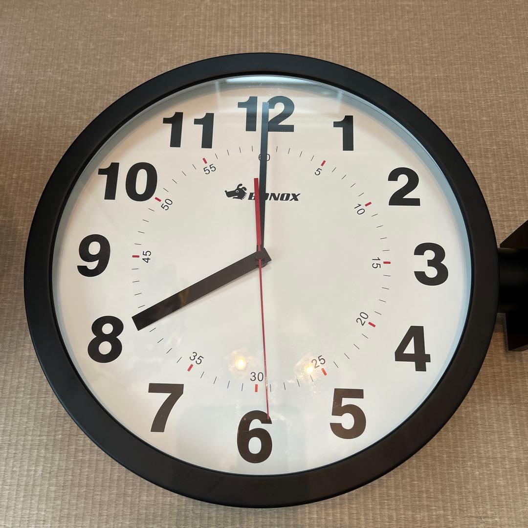 ダルトン壁掛け両面時計 直径38cm