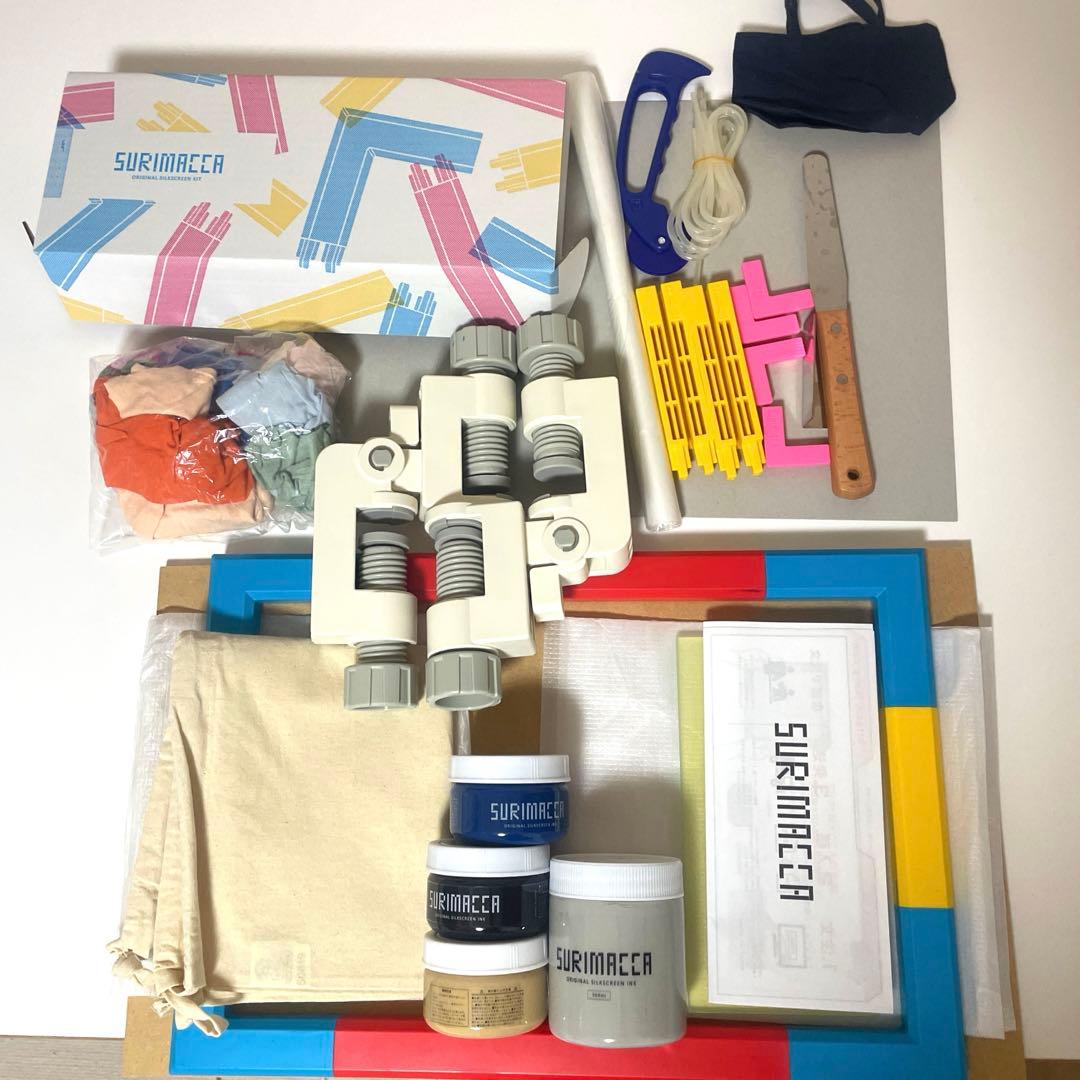 スリマッカ　シルクスクリーンLセット フレームホルダーとパネル　インク4点