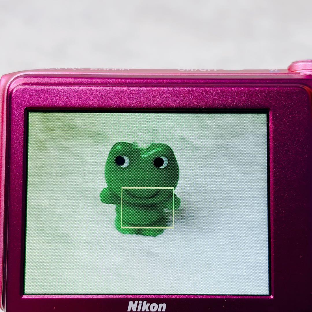 【外観極美品】ニコン Nikon クールピクス COOLPIX S3600ピンク
