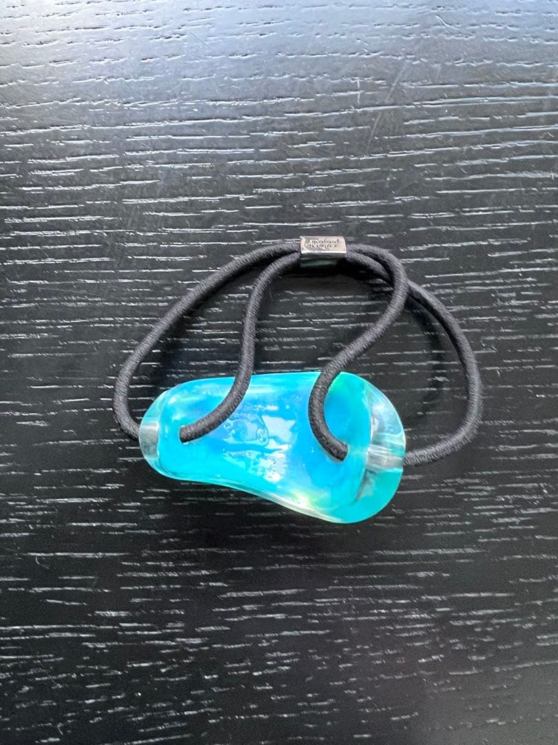 水色 ヘアゴム シュシュ コレットマルーフ THE HAIR BAR TOKYO