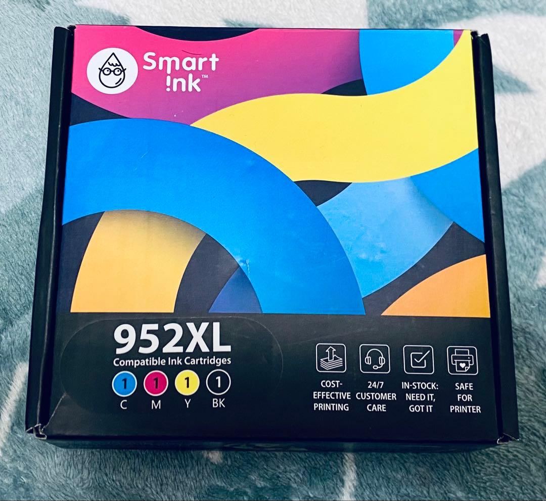 Smart Ink 952XL 互換インクカートリッジ 4色セット