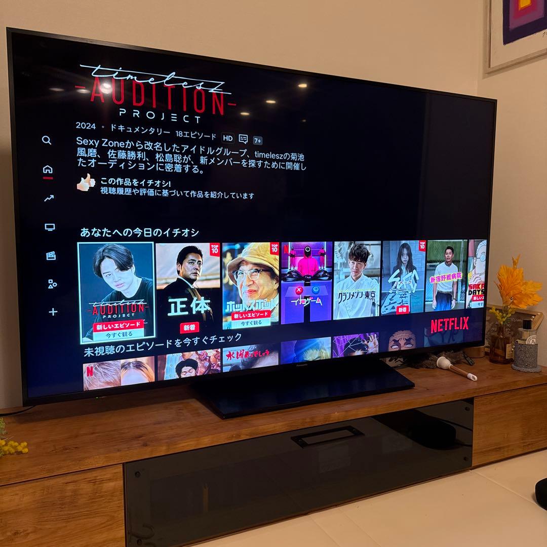 【あんみつ】Panasonicビエラ 65V4KTV TH-65GX855