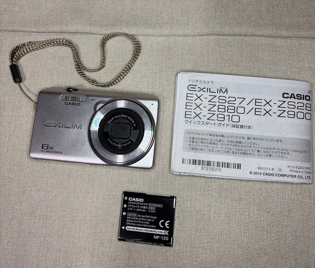 CASIO カシオ EXLIM ex-zs28 デジカメ　コンデジ