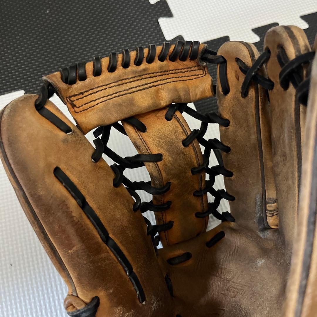 ASICS GOLDSTAGE 硬式グローブ ブラウン