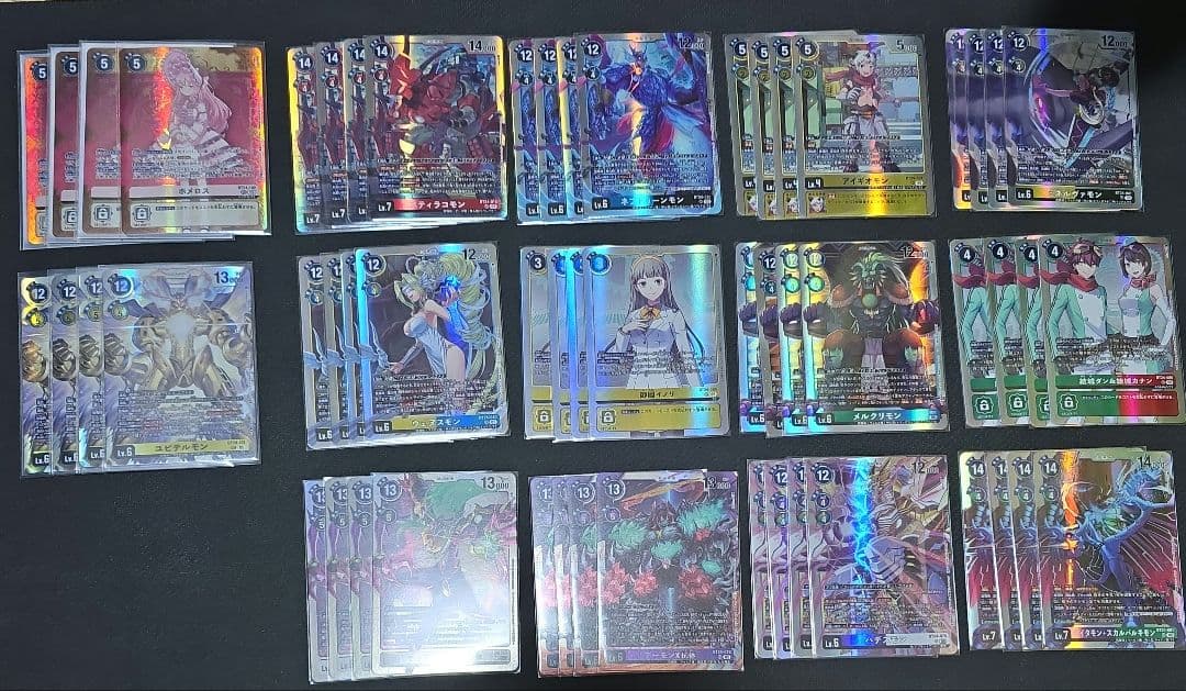 デジモンカード　BT24　タイムストレンジャー　SEC、SR以下4コン