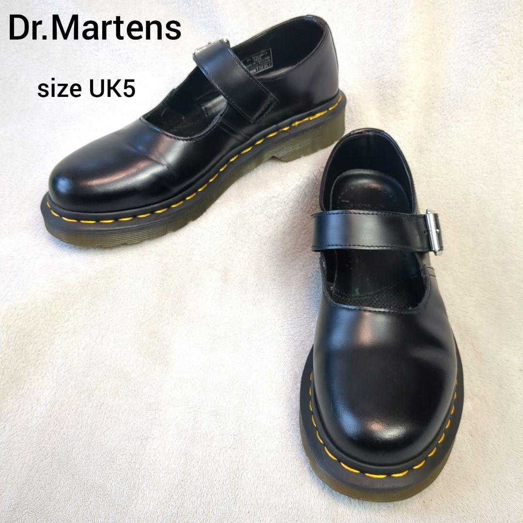 Dr.Martens 5026 メリージェーン レザー ブラック UK5