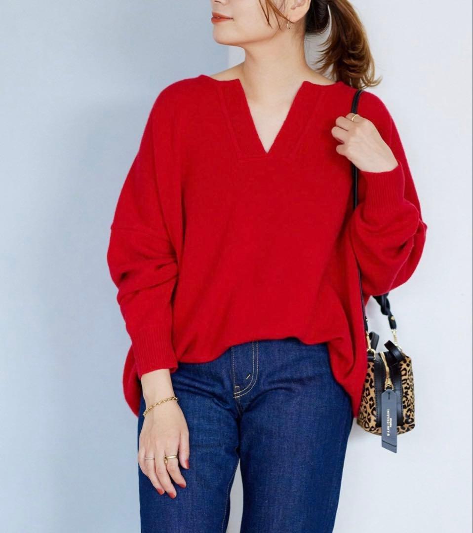 極美品♪ジャーナルスタンダード カシミヤウール MUSIC カフタンプルオーバー