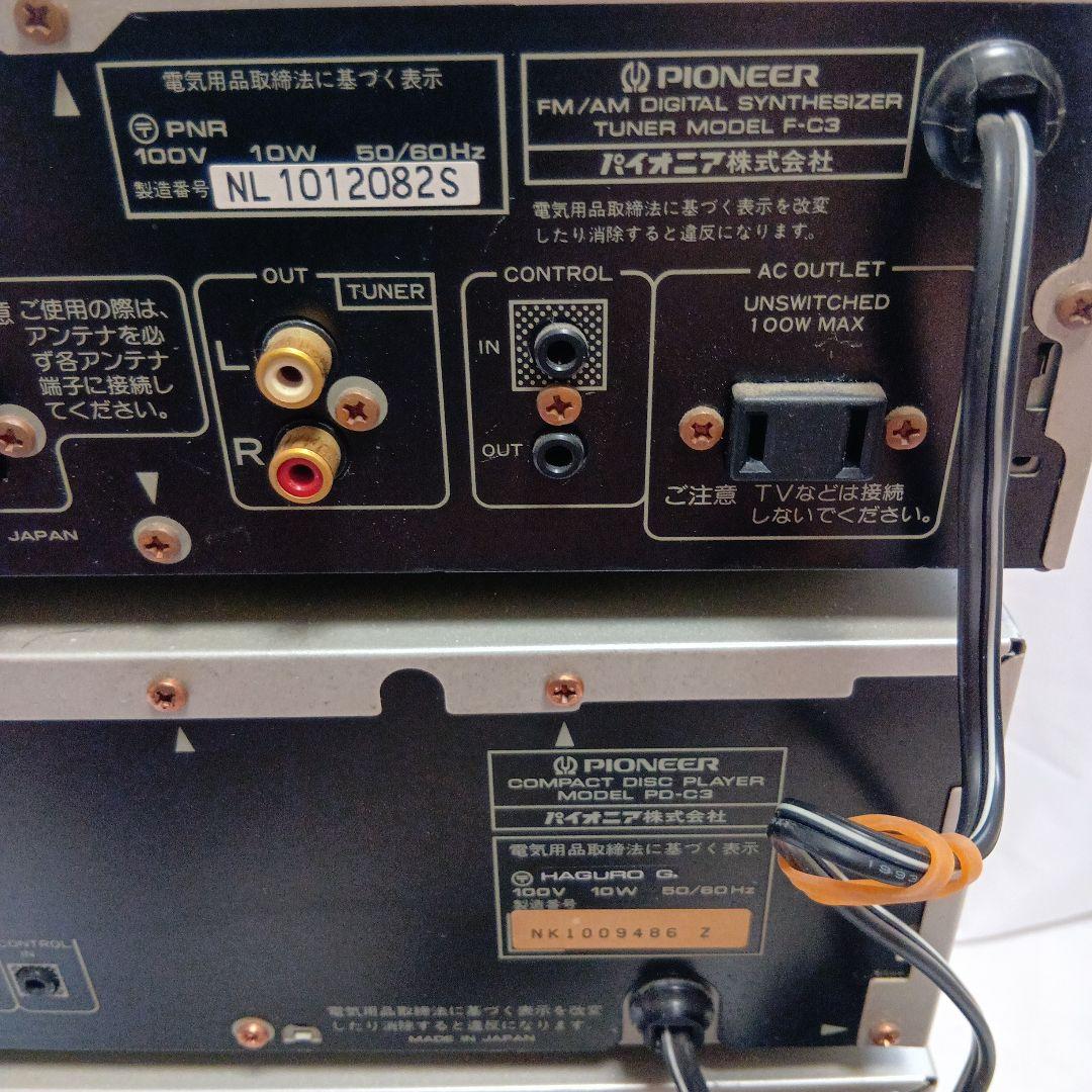 パイオニア　T-C3/PD-C3/A-C3/F-C3 　通電確認　ジャンク