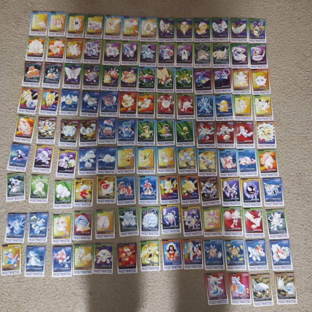 カードダス ポケモン ポケットモンスター 121枚セット