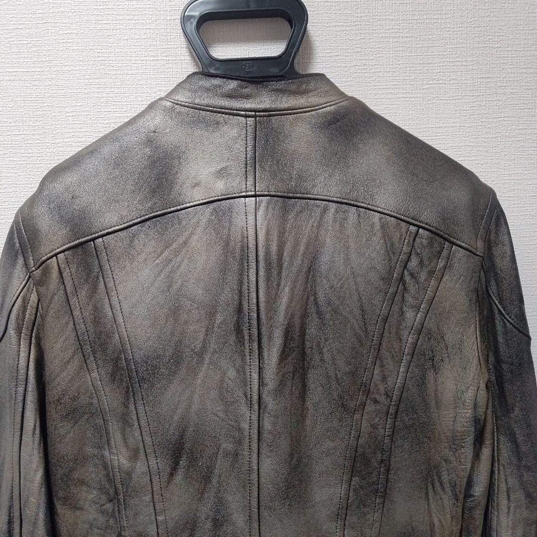 レザー　シングル　ライダース