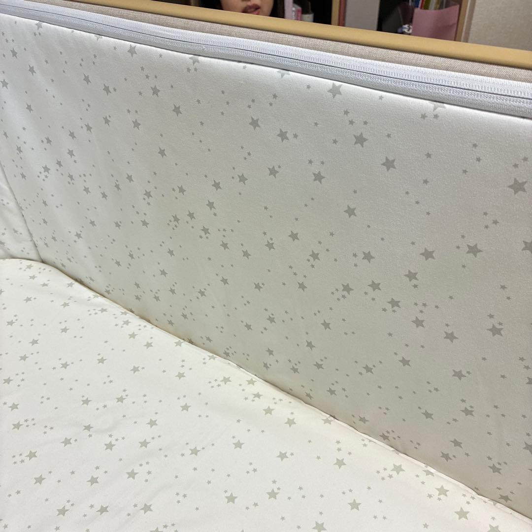 p*n様 【美品】HZDMJ ベビーベッド 折りたたみ マットレス付き 固定ベル