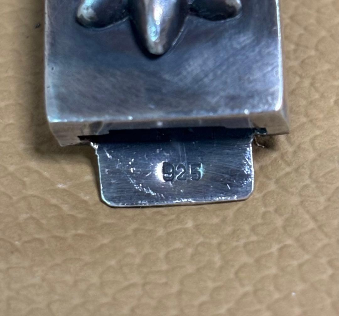 SILVER925ブレスレット925 刻印あり 重量132g 美品 極太